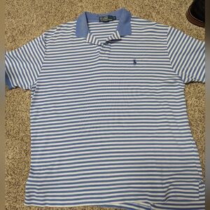 Polo by Ralph Lauren Blue Striped Men's Shirt
